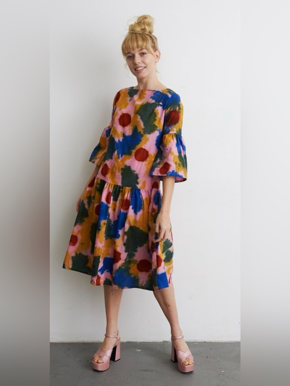 Osei-Duro Mutare dress in the Elaine print in size XL - Picture 10 of 12